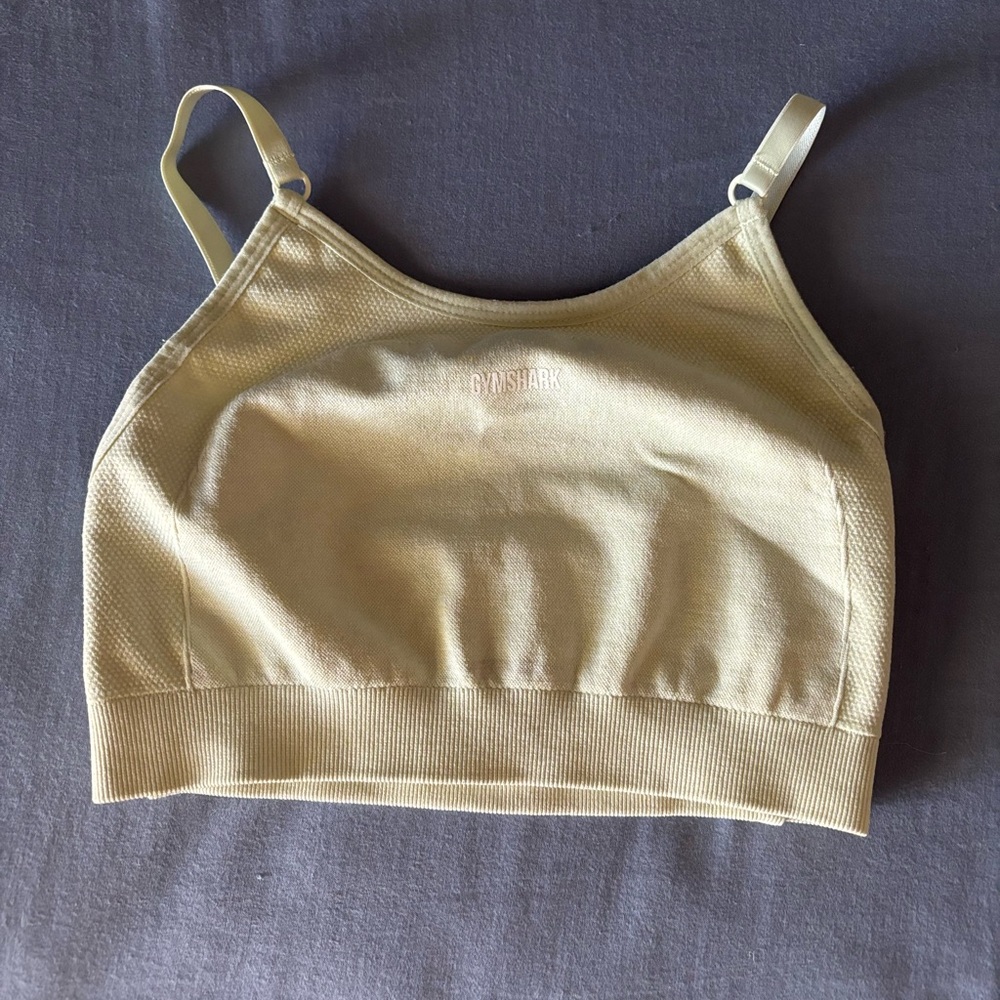 Gymshark Beige Sports Bra